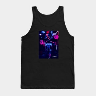 Tokyo Street Neon Synthwave Tank Top